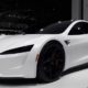 tesla roadster white