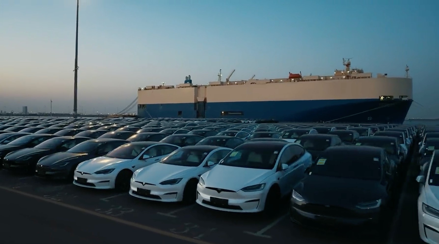 tesla deliveries china