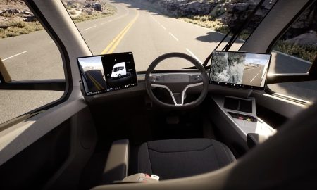 tesla semi interior